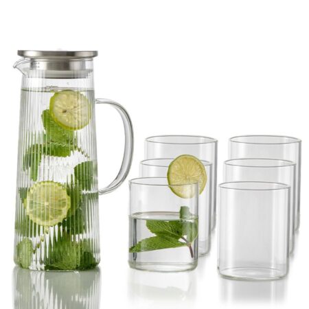 Кувшин для холодного напитка 1600 мл + 6 чашек 370 мл CAYMAN