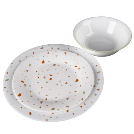 Opal WOOD dining set 18 pieces