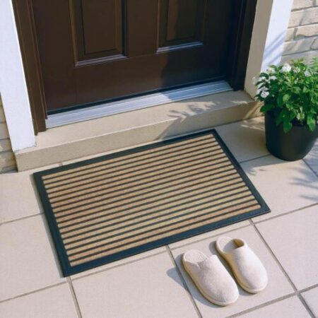 Door Mats - Lini Beige & Black