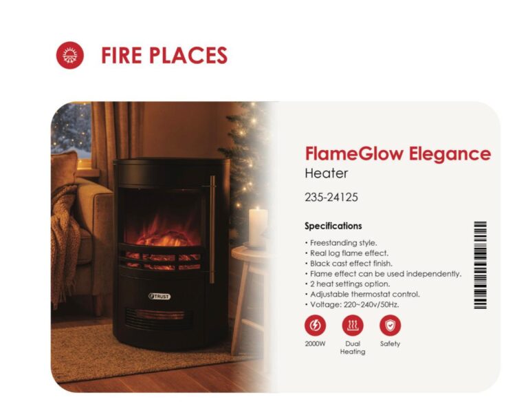 Обогреватель FlameGlow Luxe Модель 2