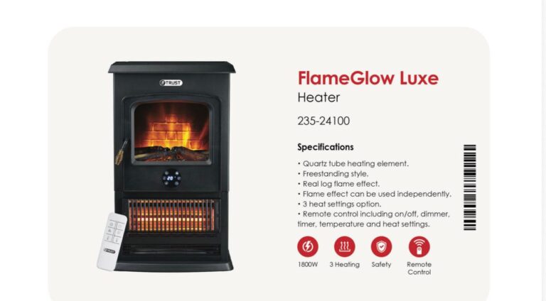Обогреватель FlameGlow Luxe модель 1