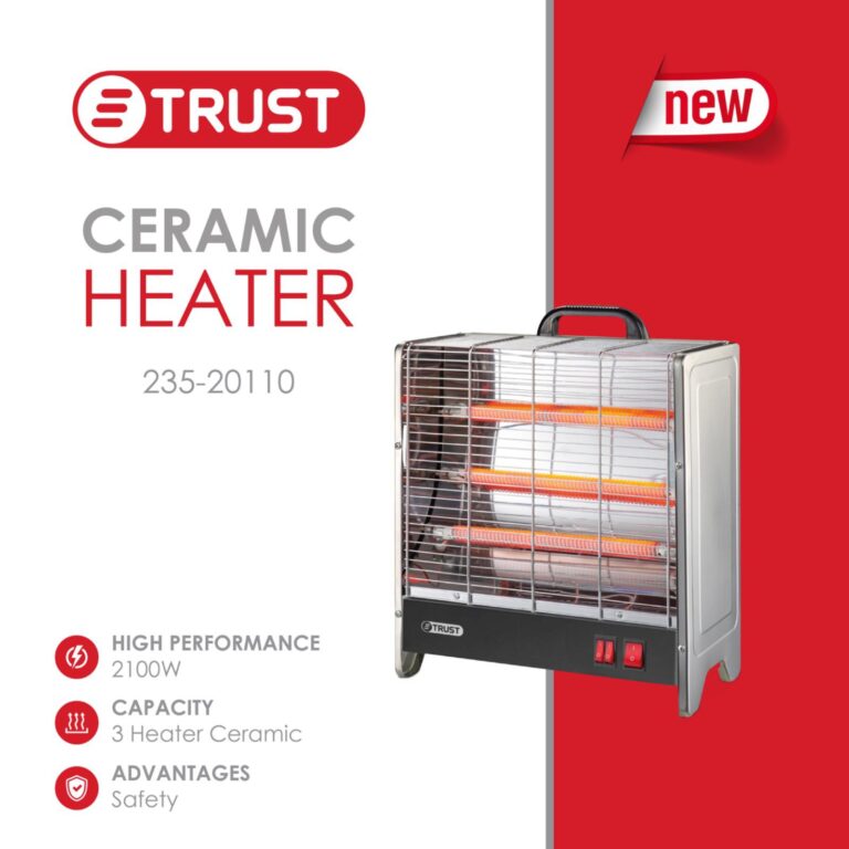 Trust דוד חשמלי 2100W, 3 גופי חימום, לבן