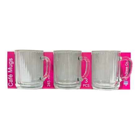 Кофейные кружки 3 шт. набор 245 мл
