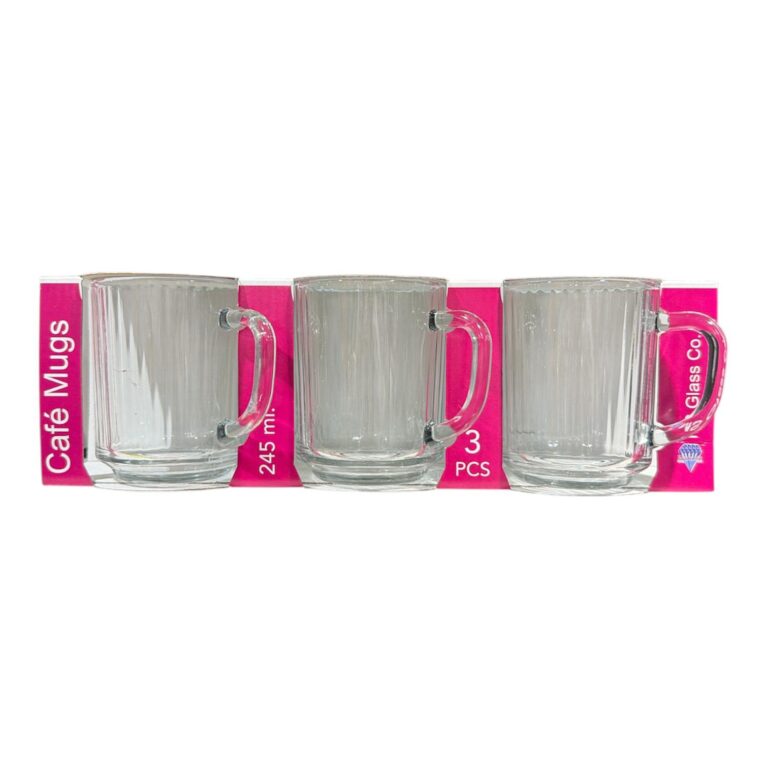 طقم مج قهوة 3 قطع 245 مل