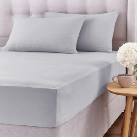 סדין גומי חורפי זוגי  - Spain Silver Grey