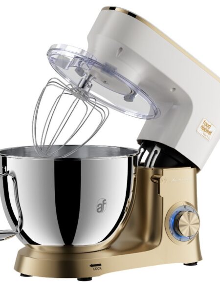 מיקסר מקצועי 8 ליטר זהב/לבן 1100W | MIX PRO מבית Food appeal