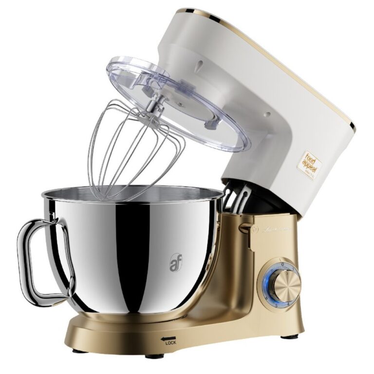Professional 8-Liter Mixer Gold/White 1100W | MIX PRO by Food Appeal