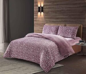 Comforter Set Double 4 Pcs &acirc; Sedra Mauve