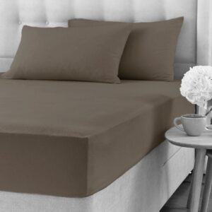 סדין גומי חורפי זוגי  - Spain Taupe