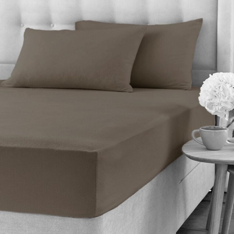 סדין גומי חורפי זוגי  - Spain Taupe