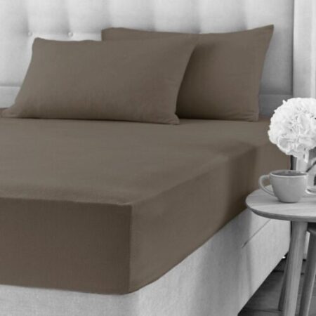 סדין גומי חורפי זוגי  - Spain Taupe