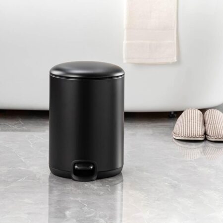 Steel Waste Bin 12L - stella Black