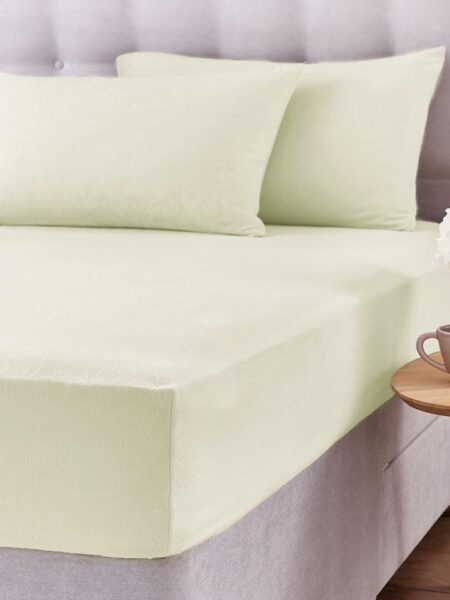 סדין גומי חורפי זוגי  - Spain Pistachio