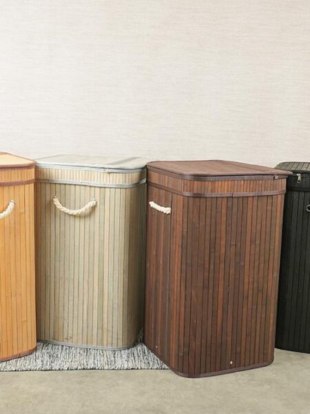 סל במבוק מלבני 40×30×60 ס"מ