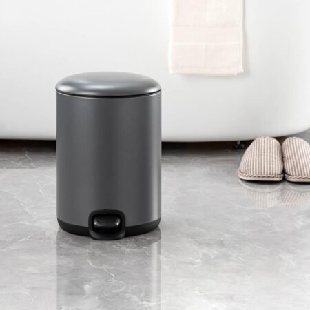 Steel Waste Bin 5L - stella Black