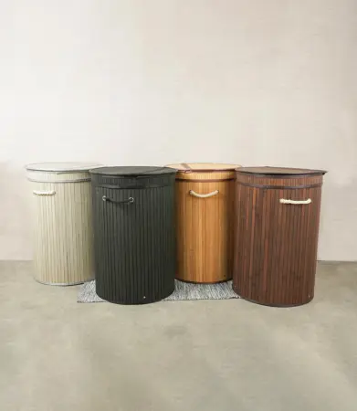 Round Bamboo Basket 40×60 Cm