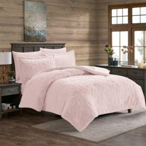 King Bedding Set &acirc; 6 Pieces - Fleurfur Pink