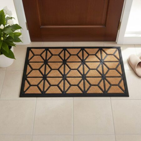 Door Mats - Shapo Beige & Black