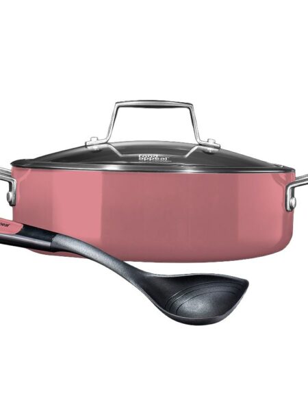 סוטאז' 28 ס"מ 3.8 ליטר EVERYDAY ורוד+כף הגשה מבית Food appeal