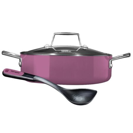 סוטאז' 28 ס"מ 4.7 ליטר EVERYDAY סגול+כף הגשה מבית Food appeal