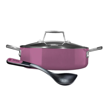 סוטאז' 28 ס"מ 4.7 ליטר EVERYDAY סגול+כף הגשה מבית Food appeal