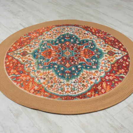 Ковер цвета индиго – Модель 2