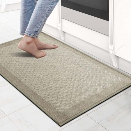 Washable rug with rubber lining in a bag – Naos