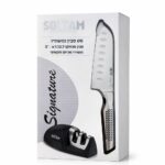 Santoku knife case and Signature sole grinder