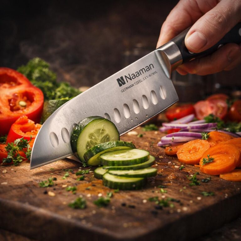 سكين سانتوكو من الفولاذ الألماني