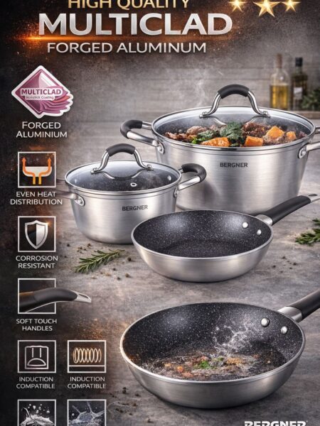 5 יחידות סט כלי בישול פרו שף