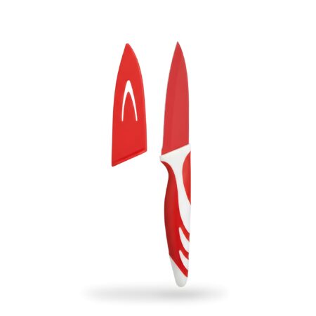 Cutting knife - red and white