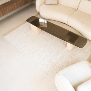 Adams wool rug combined with cotton – cream