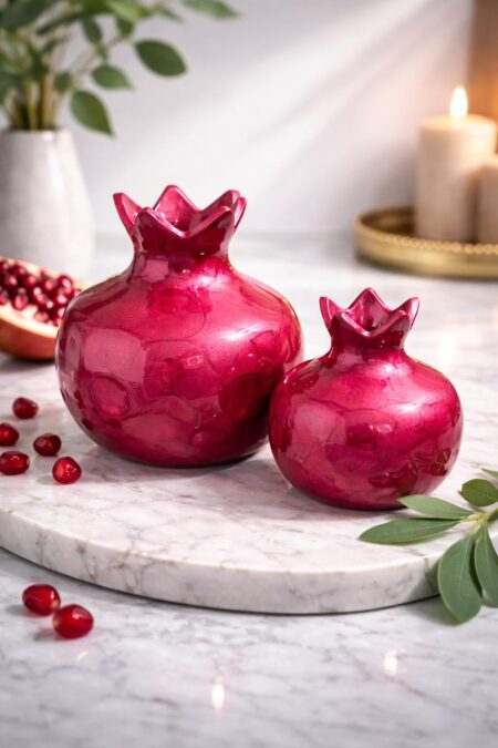 Декоративная ваза в форме граната – Большой / Маленький