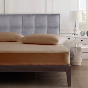 Microbasic Fitted Sheet Set – Beige