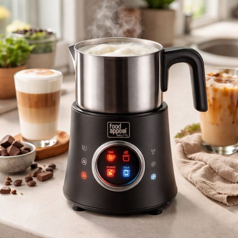 Высококачественный индукционный вспениватель молока 4-в-1 | 400 Вт от Food Appeal