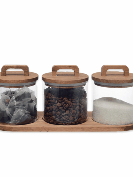 סט תה קפה סוכר TRIO (עגול)