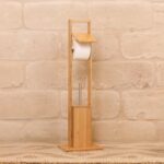 Подставка для туалетной бумаги и щётки Daisy из бамбука