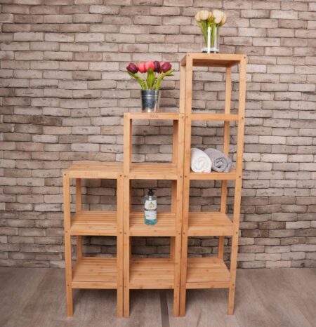 Деревянный стеллаж – Fend Natural 3 / 4 / 5 ярусов