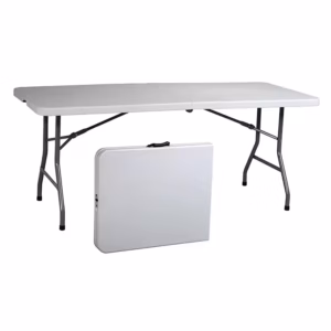 Portable Folding Table -  White