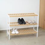 Обувная полка Meeble из бамбука – 3 яруса