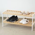 Meeple Bamboo Shoe Rack – 2-Tier Organizer