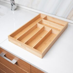 Bamboo Cutlery Organizer – Moore Natural