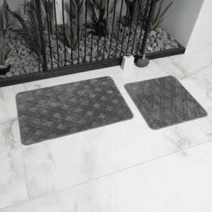 Bath Mat Set 2 Pieces 50×80 cm Bathroom Rugs - Havan