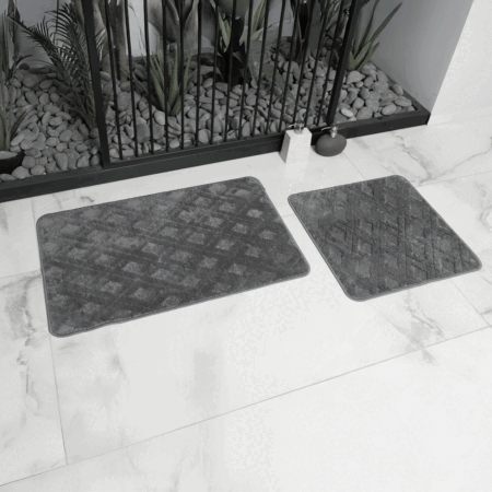 סט שטיחים לאמבטיה 2 חלקים 60X100 ס"מ שטיחים לאמבטיה - הוואן