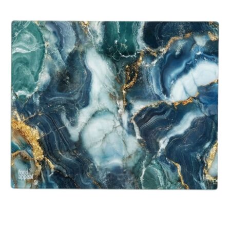 Glass cutting board 30X40 cm MARBLE from Food appeal