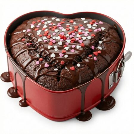 תבנית אפיה לב 22x20.5x8 ס"מ אדום מבית Food appeal