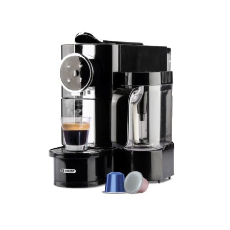 TRUST מכונת קפה קפסולה וקפוצ'ינו