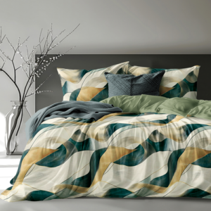 Modern Abstract 3-Tubes and 4-Piece Mica Sets