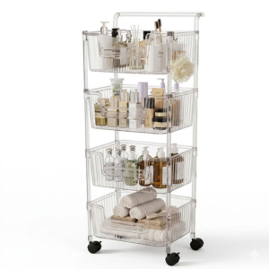 Palermo portable acrylic service cart
