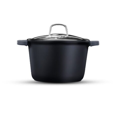Food Appeal MARBLE CLASS Tall Pot 24 cm – 7 Liters – Black